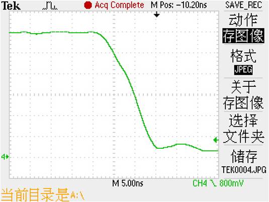 脉冲后沿